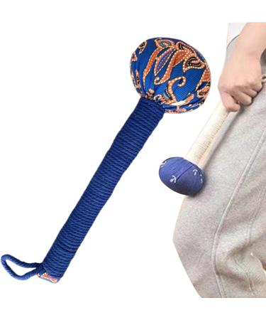 Genike Hand Massager with Wormwood Herbal Filling | Mugwort Massage Hammer for Waist Legs Head & Neck | Manual Knock Hammer with Tassels - Buy Online on GoSupps.com