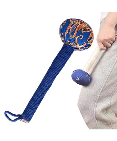 2 x handmade mugwort massage hammer hand massage tools muscle back legs body massage hammer back percussion tool manual massage device hammer portable meridian hammer for travel