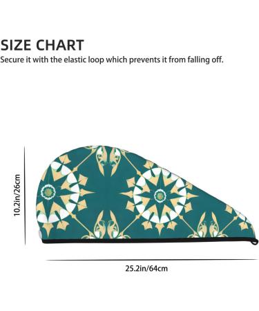 Exotic Floral Dry Hair Cap for Women - Super Absorbent Elastic Wrap for Long Thick Hair - Quick Dry Solution - Buy Online on GoSupps.com