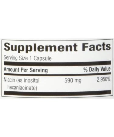 Nature's Way HexaNiacin 590 mg - 60 Vegan Capsules | Support Heart & Cholesterol Health - Buy Online on GoSupps.com