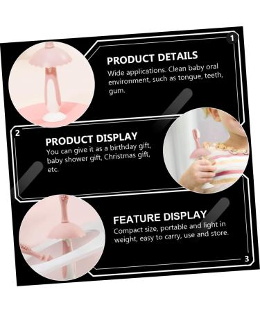 Minkissy Penguin Toothbrush Set for Newborns & Toddlers | Soft Silicone Children's Toothbrushes - Buy Online on GoSupps.com