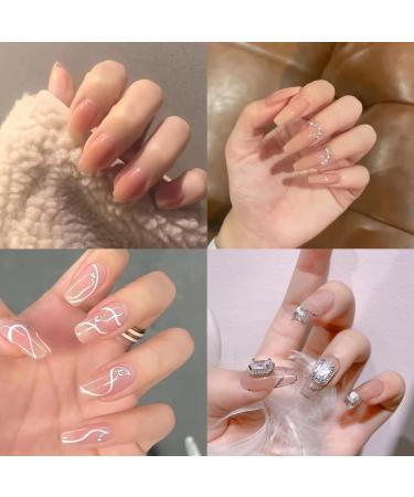Lofuanna Builder Gel Bottle Set 56G - LED/UV Gel for Nail Art | 100 Templates & Nail Brush | Perfect for Gel & Artificial Nails - Buy Online on GoSupps.com