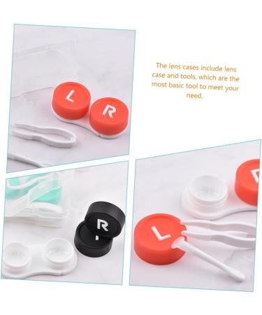 Partykindom 24-Pack Contact Lens Containers with Mirror & Solution Ideal Travel Accessory for Safe Lens Storage - Buy Online on GoSupps.com
