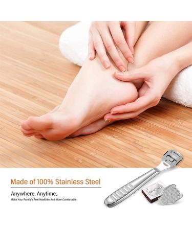 Buy Econtal Corneahobel - Stainless Steel Foot Care Tool with 10 Blades | Best Corneal Remover & Rasp for Healthy Feet - Buy Online on GoSupps.com