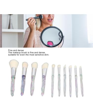 Powder Brush 10 Pieces Ergonomic Professional Makeup Brush Set Soft Skin-Friendly for Party and Daily Life - Buy Online on GoSupps.com
