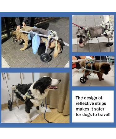 Adjustable Height Rear Leg Support Wheelchair Hind Leg Dog Wheelchair Pet Dog Rehabilitation Wheelchair Suitable for Adult Dogs (Size : S) Small - Buy Online on GoSupps.com