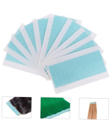 Ipetboom 10 Sheets film tape in extension replacement tape Headband double sided glue extend Wigs Supplies two sided pu adhesive tape Label Reissue block no trace extension belt - Buy Online on GoSupps.com