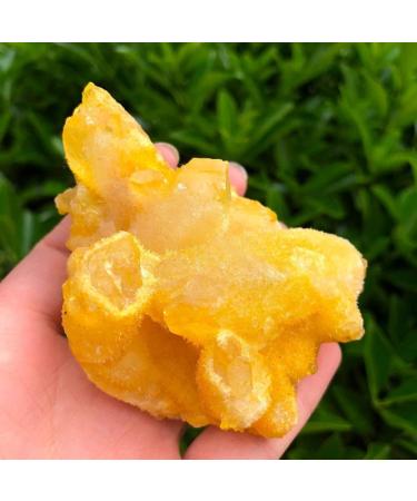 Yellow Phantom Quartz Crystal Cluster Specimen - JZIGTDEM (Color : 180g) - Buy Online on GoSupps.com