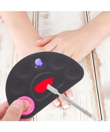 Buy Nail Art Display Boards Set - Rustproof Steel Pallet Nail Stand for Makeup Colors | Malpot Manicure Indicator - 15x10x0.5cm Silver | International Shipping - Buy Online on GoSupps.com