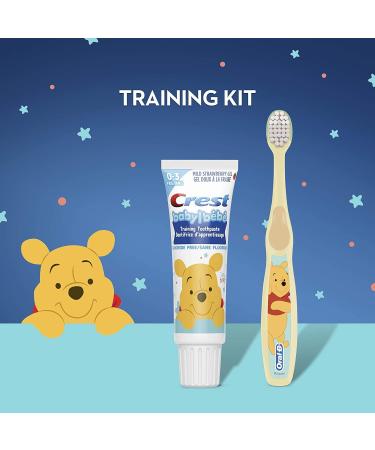 Oral-B Fluoride Free Training Toothpaste Kit for Kids and Toddlers Toothpaste in Mild Strawberry Flavor and 1 Toothbrush Featuring Disney's Winnie The Pooh 36 mL CREST/ORAL B DISNEY BABY TOOTHPASTE/TOOTHBRUSH TRAINING KIT - Buy Online on GoSupps.com
