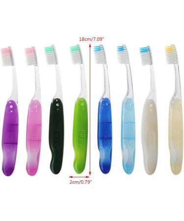 Foldable Soft Hair Toothbrush | Portable Travel Toothbrush for Camping & Hiking - Buy Online on GoSupps.com