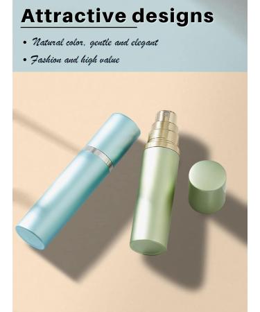 UULANFA Portable Mini Refillable Perfume Atomizer Bottle Empty Pocket Size Cologne Sprayer for Travel P9-Silver 0.3 Ounces - Buy Online on GoSupps.com