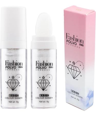 Highlighting Powder For Face | Not-sticky Sparkle Highlighter Powder | Makeup Cosmetic For Traveling Shopping Wedding Prom For Women Girls Pochy #1white - Buy Online on GoSupps.com