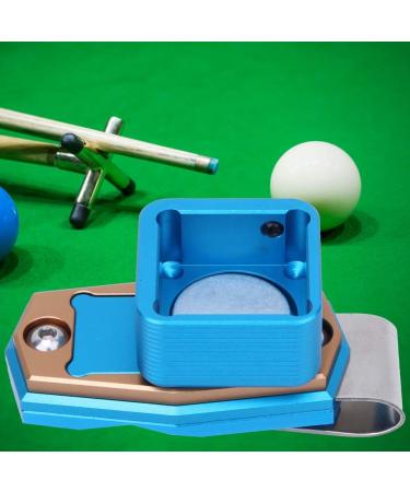 VGEBY Portable Mini Magnetic Billiard Chalk Holder with Clip | Blue Pool Snooker Accessory for International Shipping - Buy Online on GoSupps.com
