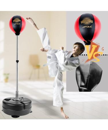 Kids Punching Bag Set with Stand & Gloves | Adjustable Boxing Toy Gift for Ages 3-12 | Apoaa - Buy Online on GoSupps.com
