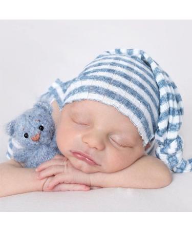 Ruspela Newborn Baby Photography Prop Outfit Set | Suspender Pants with Straps & Knotted Hat | For Babies 0-30 Days - Buy Online on GoSupps.com