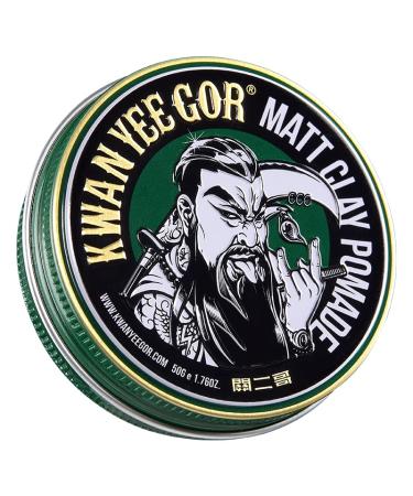 Strong Hold Matte Shine Hair Pomade 1.76oz for Men Styling