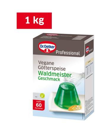 Dr. Oetker Professional Vegan Jelly with Woodruff Flavor - 1 kg Ready Sweetened Jelly Powder | International Shipping Available - Buy Online on GoSupps.com