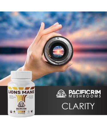 Pacific Rim Mushrooms Lion s Mane Capsules- Organic Lions Mane Mushroom 10:1 Extract With Immunomodulating Properties - Vegan Mushroom Supplement 300 Capsules 300 count (Pack of 1) - Buy Online on GoSupps.com