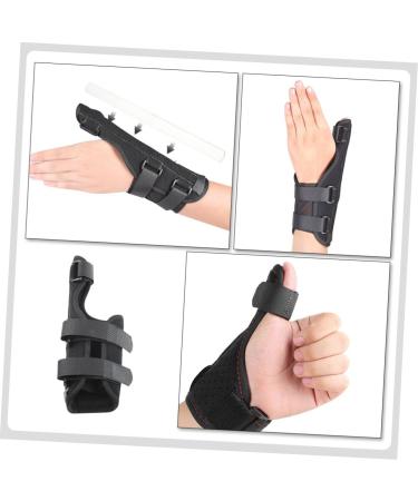 Buy Sosoport Adjustable Thumb Protector Splint - Left Wrist Brace & Stabilizer for Optimal Support | Durable Nylon 24x9.5cm Black - International Shipping Available - Buy Online on GoSupps.com