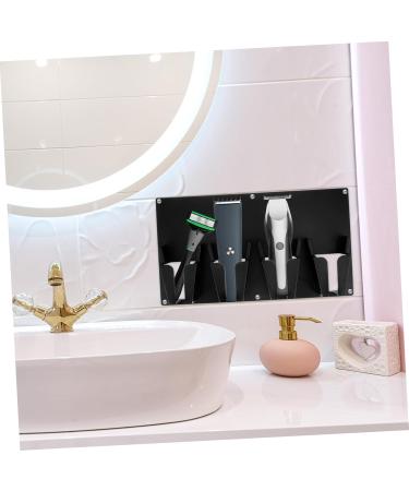 FRCOLOR Hair Clipper Storage Box - Wall-Mounted Electric Clipper Holder for Barbers & Salons | Durable PVC Stand | 36x20x5 cm | International Shipping Available - Buy Online on GoSupps.com
