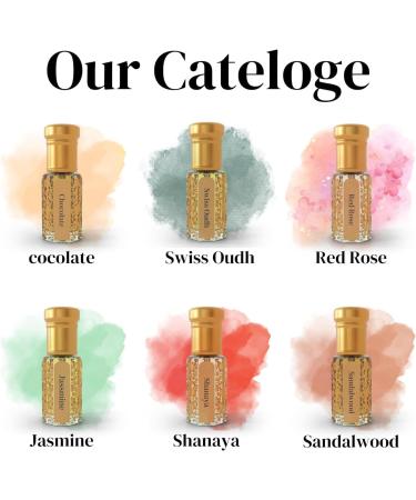 Swiss Oud Attar Original Pure Long-Lasting 100% Alcohol Free 6.0ml in Luxury Bottle Best for Men and Women - Buy Online on GoSupps.com