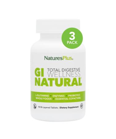 Nature's Plus Total Digestive Wellness GI Natural 90 Bi-Layered Tablets