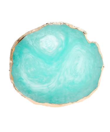 Acrylic dappen DISH HARZ Nail Art Palette Naixing Hoolder Nail Art Malgel Palette Manicure Tools for Nail Decoration (Green)