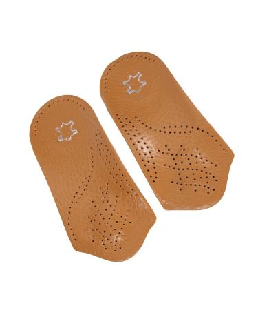 Didiseaon 1 Pair Foot Insoles Flatfoot Pads Half Pads for Flatfoot Half Insoles Orthotics for Plantar Orthotic Insoles Plaid Beads Floor Mat Women's Invisible
