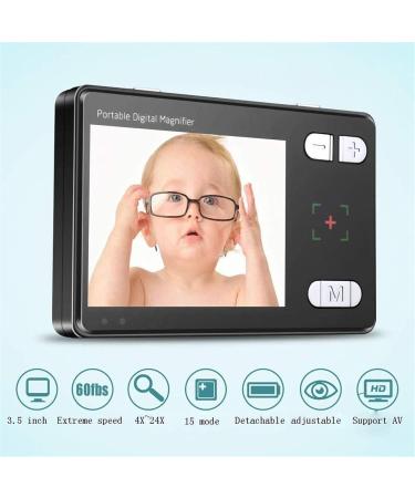 Electronic Reading Aid Digital Magnifier Low Vision 3.5-inch Portable Digital Magnifier 2-32 Times Digital magnifiers for Visually impaired - Buy Online on GoSupps.com