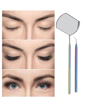 Eyelash Lifting Mirror Tweezers Set | Stainless Steel Eyelash Extension Tool | Portable Kit for Perfect Lashes - Buy Online on GoSupps.com