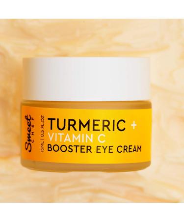 Sweet Chef Turmeric + Vitamin C Booster Eye Cream - Hydrating Gel-Cream for Dark Circles & Puffiness - Sensitive Under-Eye Moisturizer (15ml/0.5oz) - Buy Online on GoSupps.com