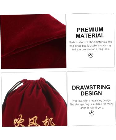 NOLITOY 9 Pcs Hair Dryer Storage Bag Hair Dryer Case Blow Dryer Bag Velvet Storage Bag Hair Dryer Bag Fabric - Buy Online on GoSupps.com