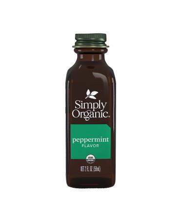 Simply Organic, Peppermint Flavor, 2 Fl Oz