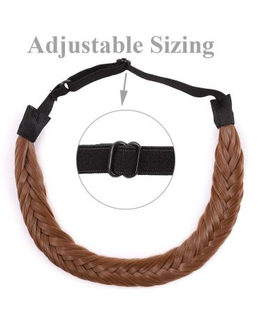 Shop Sego Braids Extensions - Adjustable Stretch Herring Band Hair Accessories for Women - Light Brown & Gold Brown Festival Styles - Buy Online on GoSupps.com