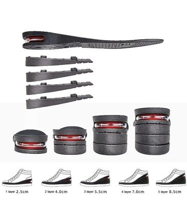 Height Increase Insoles for Men & Women - Breathable Memory Foam Comfortable Invisible Full-Length Design - Elevate Your Comfort - Buy Online on GoSupps.com