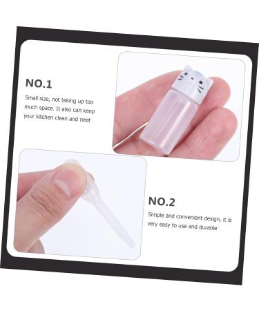 Zerodeko 1 Set Sauce Bottle Stuffed Animal Condiment Squeeze Bottle Small Bottles Travel Lip Gloss Insulation 1.5X1.5X3.5CM Assorted Color - Buy Online on GoSupps.com