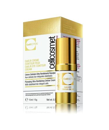 Cellcosmet CellEctive Cell Lift Eye Contour Cream - Ultra-Revitalizing Plumping Serum and Anti-Aging Treatment (0.5 oz)