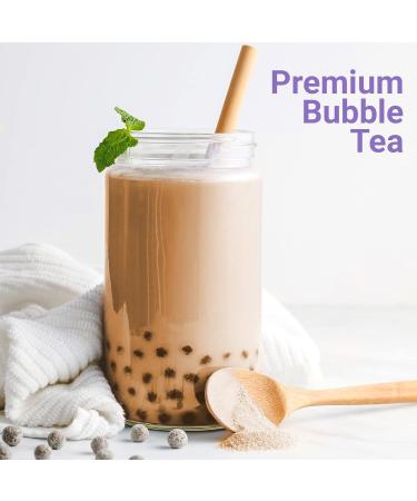 Lavender Earl Grey Milk Tea Premium Bubble Tea Powder (1 kg) 33 Servings - Make Bubble Tea at Home - Ideal for Frappes Coffee Boba Tea Milkshakes - Gluten Free Halal Certified - Buy Online on GoSupps.com