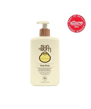 Sun Bum Daily SPF 50 Sunscreen Body Lotion | Vegan Hawaii 104 Compliant Broad Spectrum | Dermatologist Tested | 8 Fl Oz - International Shipping Available - Buy Online on GoSupps.com