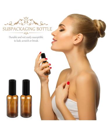 Solustrie 10 Pack Brown Spray Bottles for Essential Oils | 2 oz Fine Mist Perfume Bottles - Ideal for Travel & DIY - Buy Online on GoSupps.com