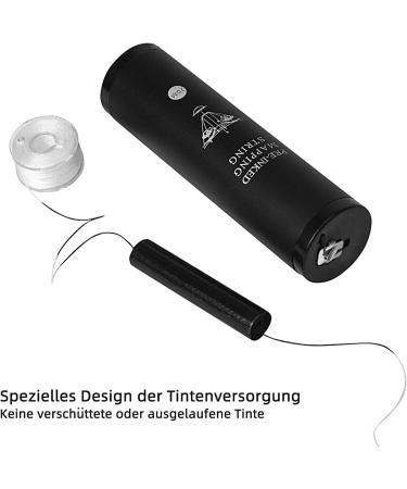 Eyebrow Threading Tool - Salon Quality Brow Threading Tool Point Tool Accurate Eyebrow Mapping | Black Ink Point Tool Beauty String Thread Set Professional Beauty String Thread for Home and Salon - Buy Online on GoSupps.com