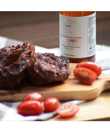 Millico Organic Coconut Seasoning Sauce 200ml - Ideal for Thai Cuisine | Soy-Free, Low Sodium & Made from Coconut Flower Nectar - Buy Online on GoSupps.com