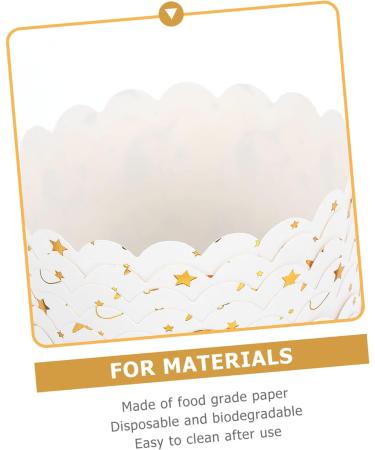 OUNONA 50 Pcs Unicorn Muffin Cup Cupcake Cup Cupcake Sleeve Wedding Cake Stands Muffin Paper Case Muffins Cups Crystal Candy Dish Garlic Holder Paper Cups Baking Cups Disposable Lining 6X5.4X5.4CM Assorted Color - Buy Online on GoSupps.com