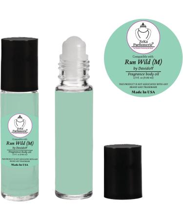 ZEKA PARFUMERIE Compare to Aroma Compatible with Run Wild by Davidoff for Men Fragrance Body Oil on 1/3 oz (9.86ml) Travel Size Roll-On Botlle - Buy Online on GoSupps.com