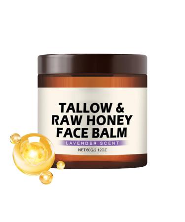 Honey Face Care | Brightening Face Cream | 60g Natural Organic Non Fat Balm - For Dry Skin Men Winter Night Travel Seniors Home Body