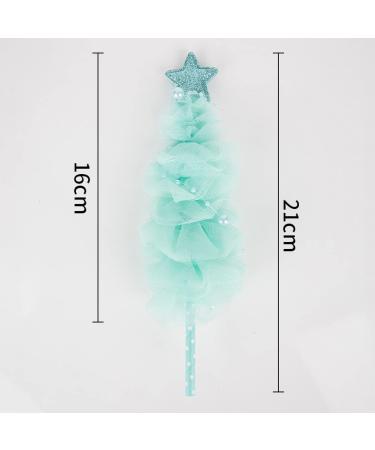 Personalised Cake Toppers Cake Decorations Party Baking Cake Decorations Mesh Pearl Christmas Tree Star Dessert Decoration Supplies Creative Cake Toppers (Color : Pink1) (Color : Tiffany2) (Color : T - Buy Online on GoSupps.com