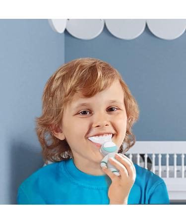 Mamimami Home Children's Toothbrush with 2 Replacement Heads - Silicone Bristles Gum Massage 360 All-Round Cleaning (0-6 Years) - International Shipping Available - Buy Online on GoSupps.com