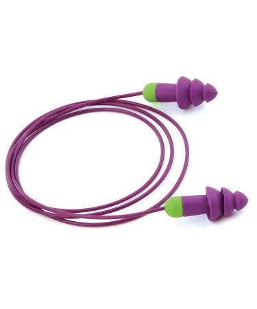 Moldex Rockets Tapered Styrene Corded Earplug - Purple - Buy Online on GoSupps.com