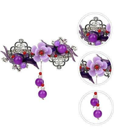 Didiseaon Hairpin Decorative Hair Clips for Women Rhinestone Hair Clamps Barrettes for Thick Hair Rhinestone Bobby Pins Crystal Hair Clip Vintage Miss Rhinestone Flower Purple Rhinestones - Buy Online on GoSupps.com